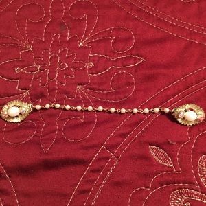Antique sweater clips